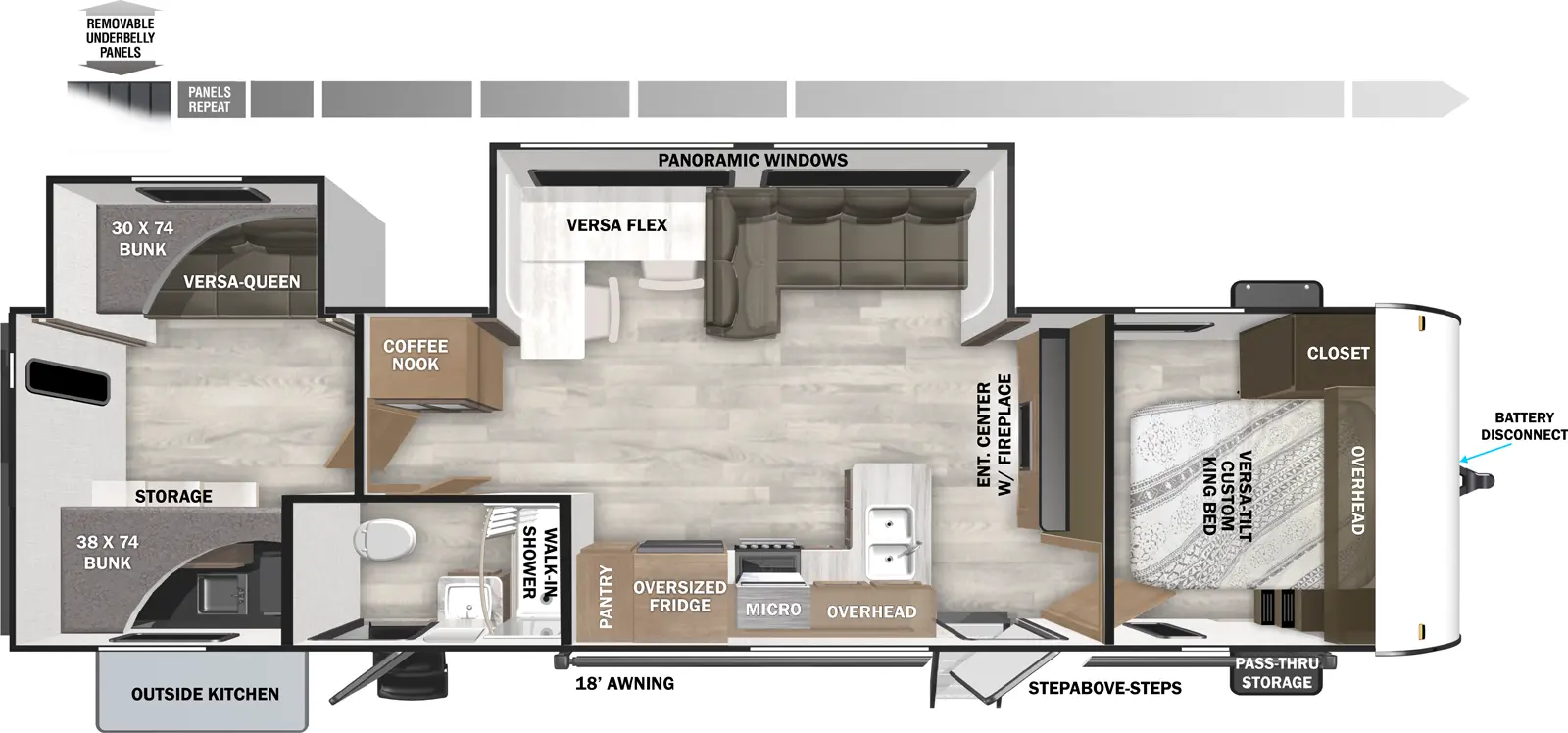 Salem 32BHDS Floorplan